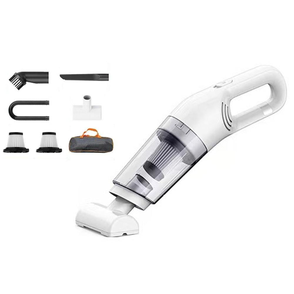 Cordless Handheld Car Vacuum Cleaner 10000Pa Strong Suction USB Rechargeable - White