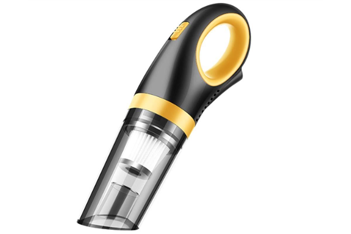 120W Cordless Car Vacuum Cleaner 9000Pa Handheld Portable Vacuum for Home Auto - Yellow