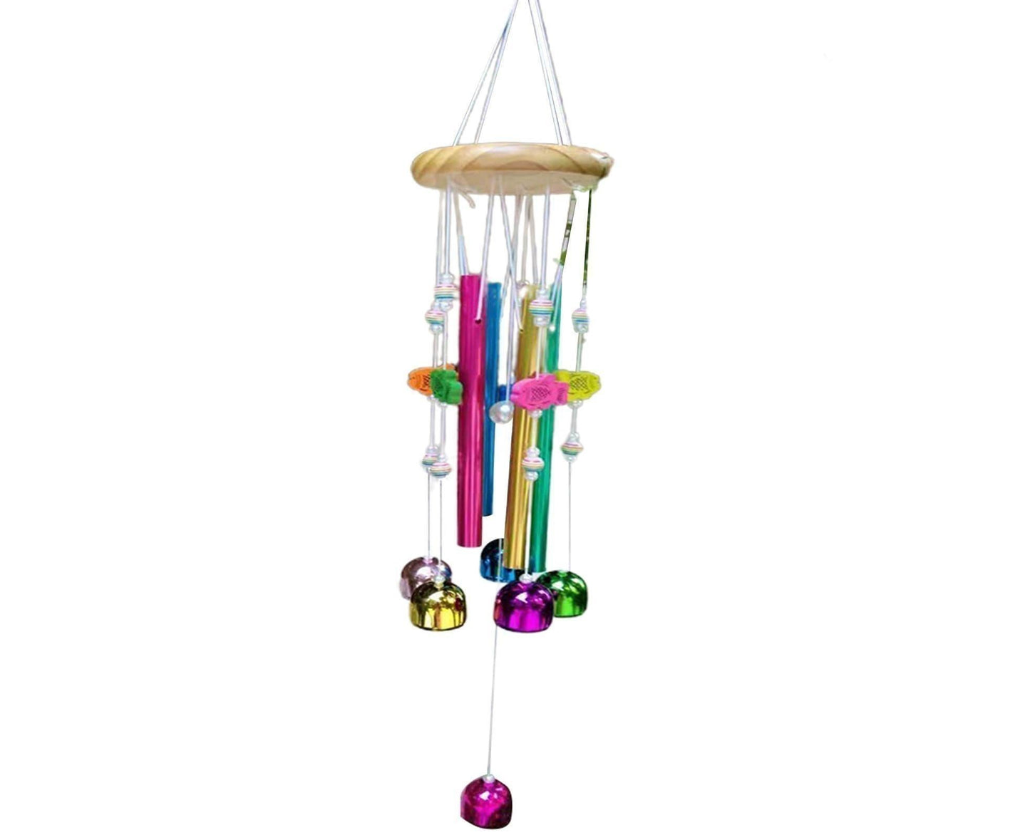 Colorful Fish Wind Chime-Multicolor