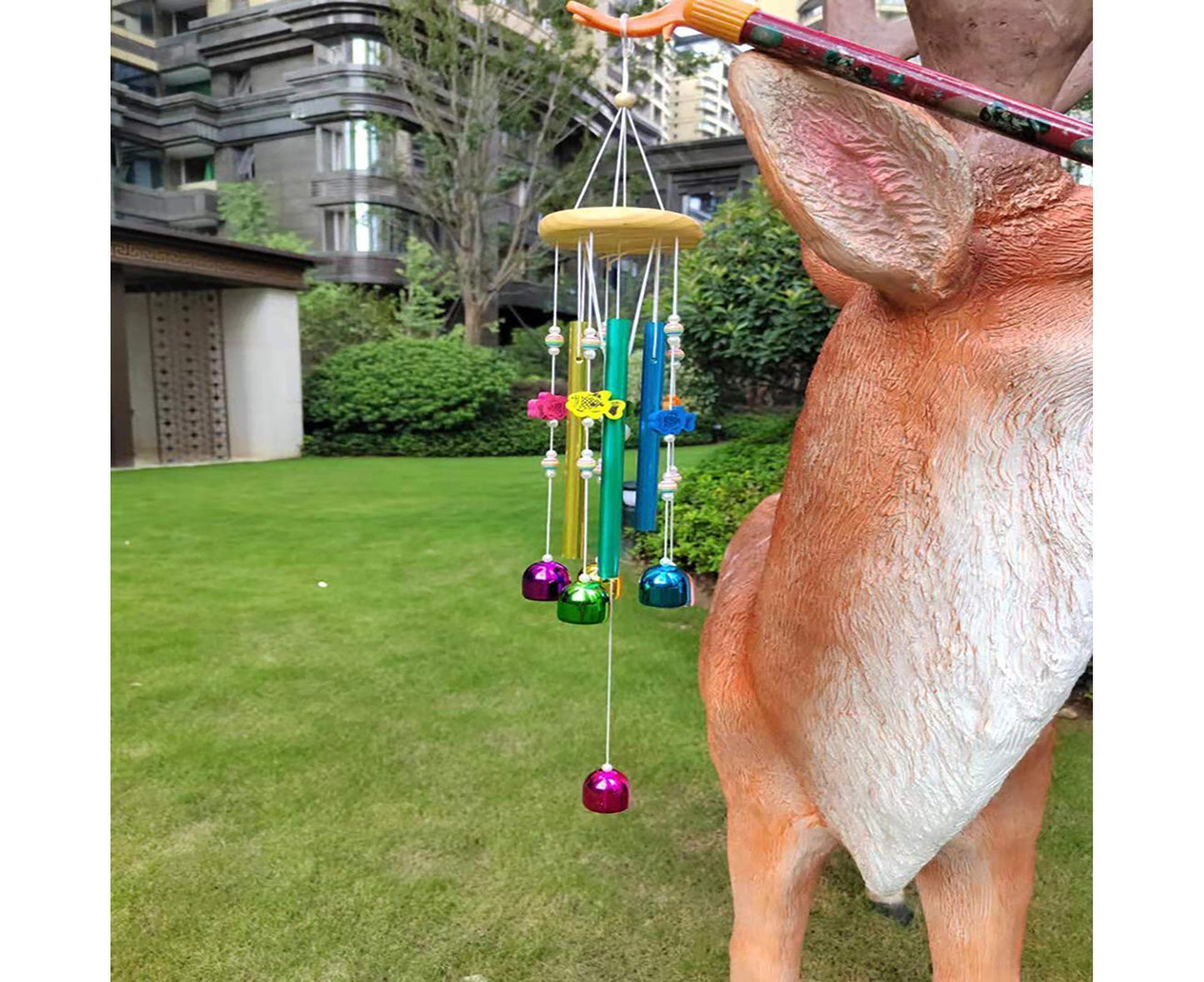 Colorful Fish Wind Chime-Multicolor