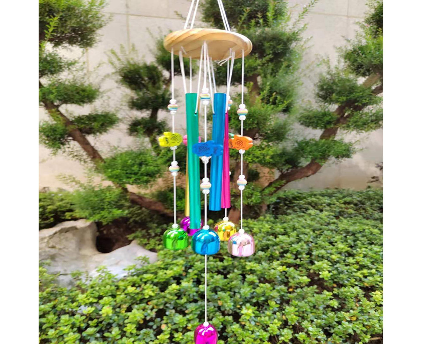 Colorful Fish Wind Chime-Multicolor