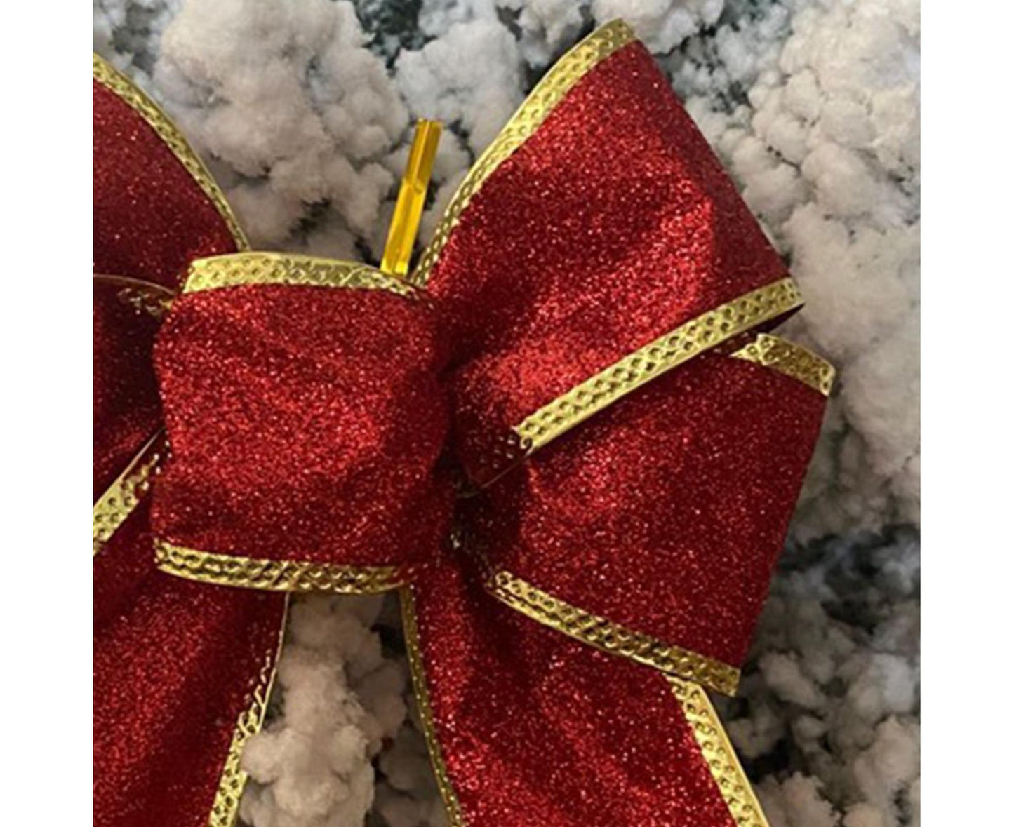 Fabric Xmas Bowknot-Red