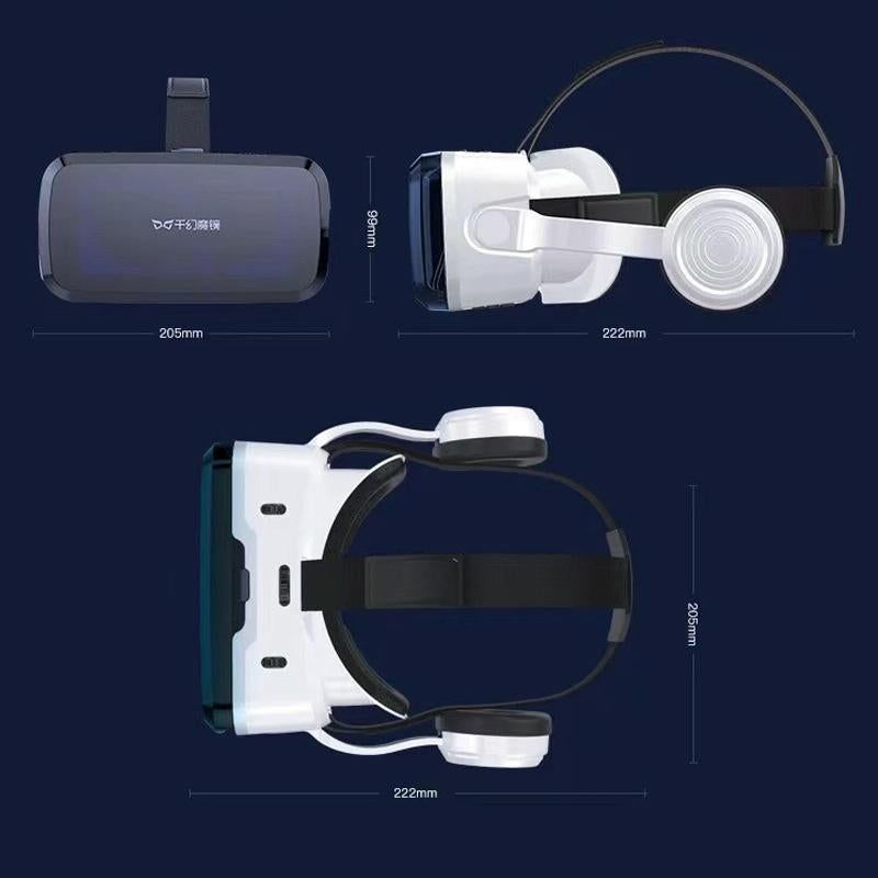 Wireless 3D VR Headset With Bluetooth - Compact