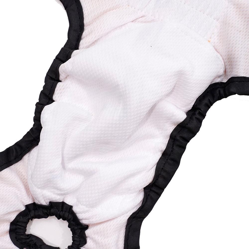 Washable Female Pet Nappy Diaper Dog Cat Physiological Pants Gray - L
