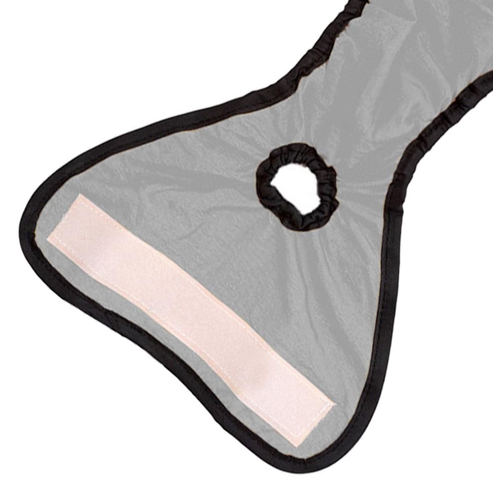 Washable Female Pet Nappy Diaper Dog Cat Physiological Pants Gray - L