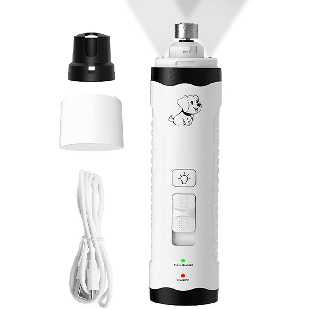 Electric Dog Nail Grinder - M3 Rechargeable Pet Nail Trimmer Grooming Tool