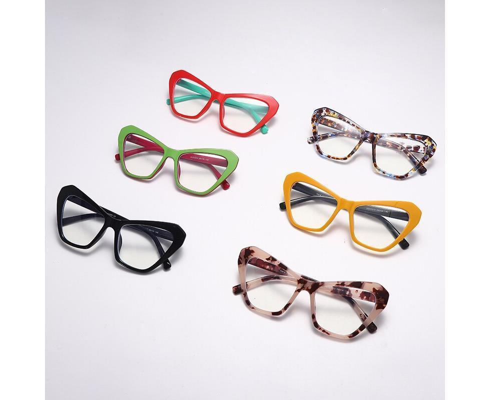 Fashion Cat Eye Square Anti-blue Light Glasses Women Men Candy Colors Glasses Frame Female Luxury Brand Designer Eyewear Unisex