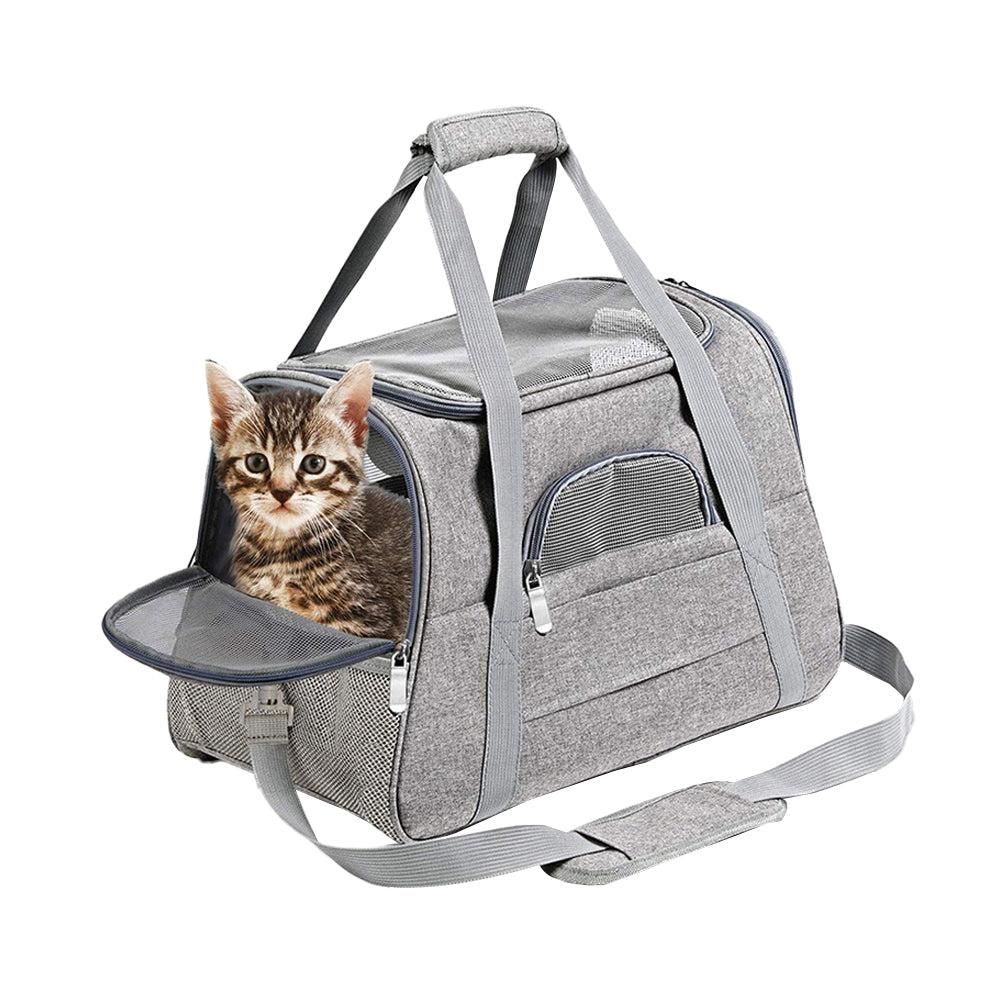 Cat Pet Carrier Travel Carrier Pet Bag for Small Medium Cats Pink