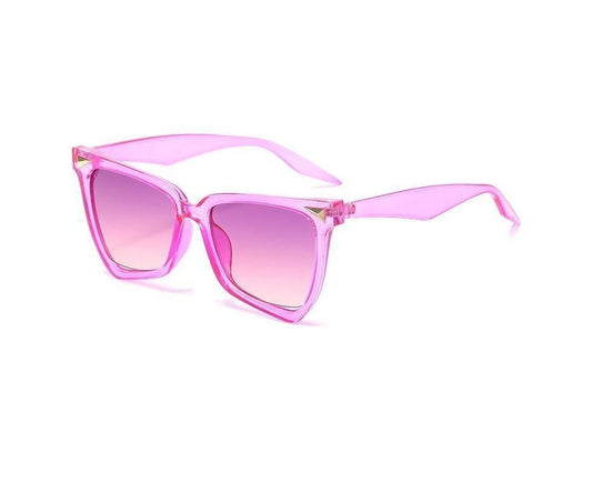 Fashion Cat Eye Sunglasses Women Vintage Gradient Sun Glasses For Ladies Luxuru Brand Shades Female UV400 Anti Glare - Purple