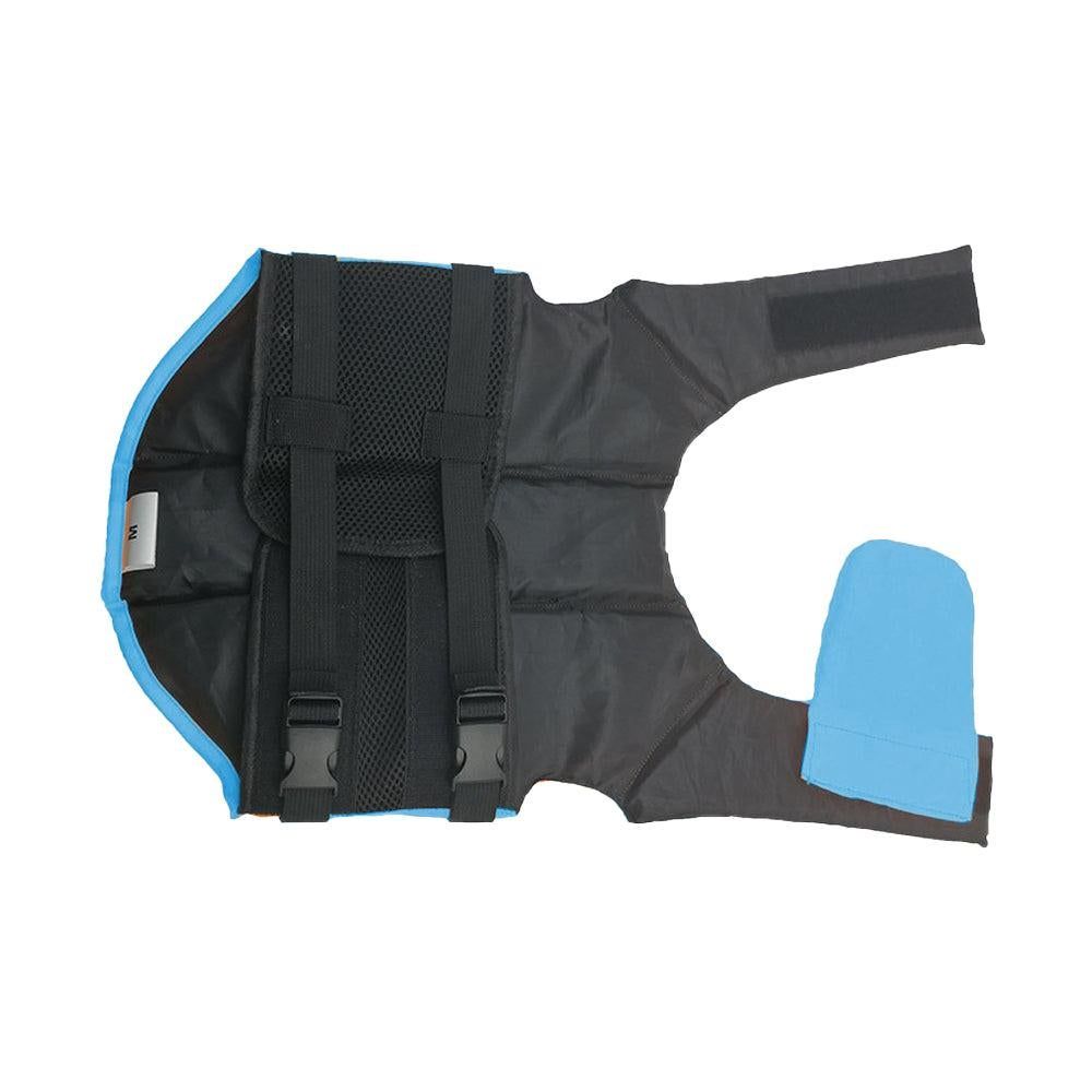 Dog Life Jacket Wings Pet Life Vest Adjustable Dog Flotation Swim Vest Blue - M