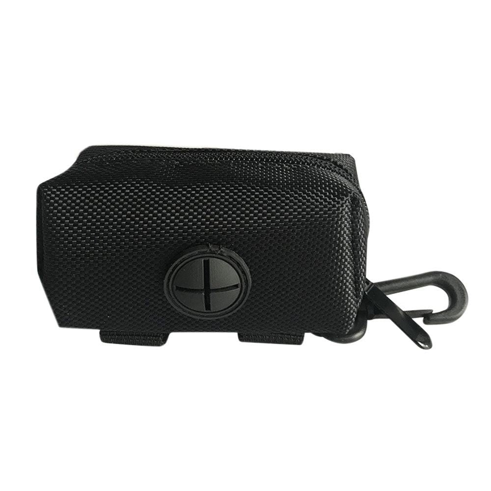 Dog Poop Bag Dispenser Pet Waste Bag Holder for Puppy Walking Cleanup Black