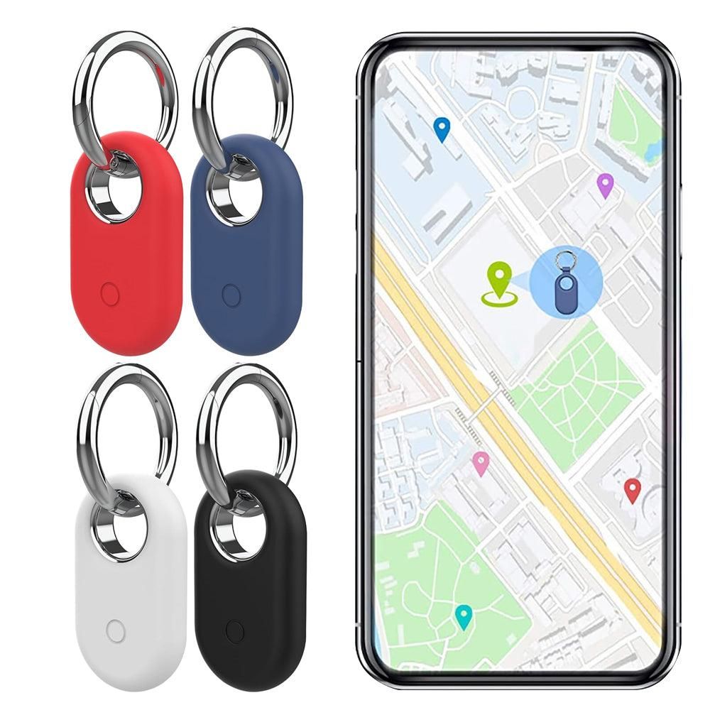 4Pcs Compatible with Samsung Galaxy SmartTag2 Silicone Case All-Round Protection Smarttag2 Holder with Keychain Style 3