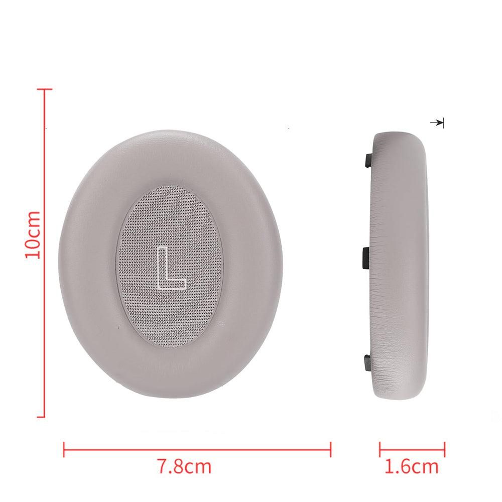 1 Pair Replacement Ear Pads Cushions for Bose QC Ultra Headphones Dune Gray