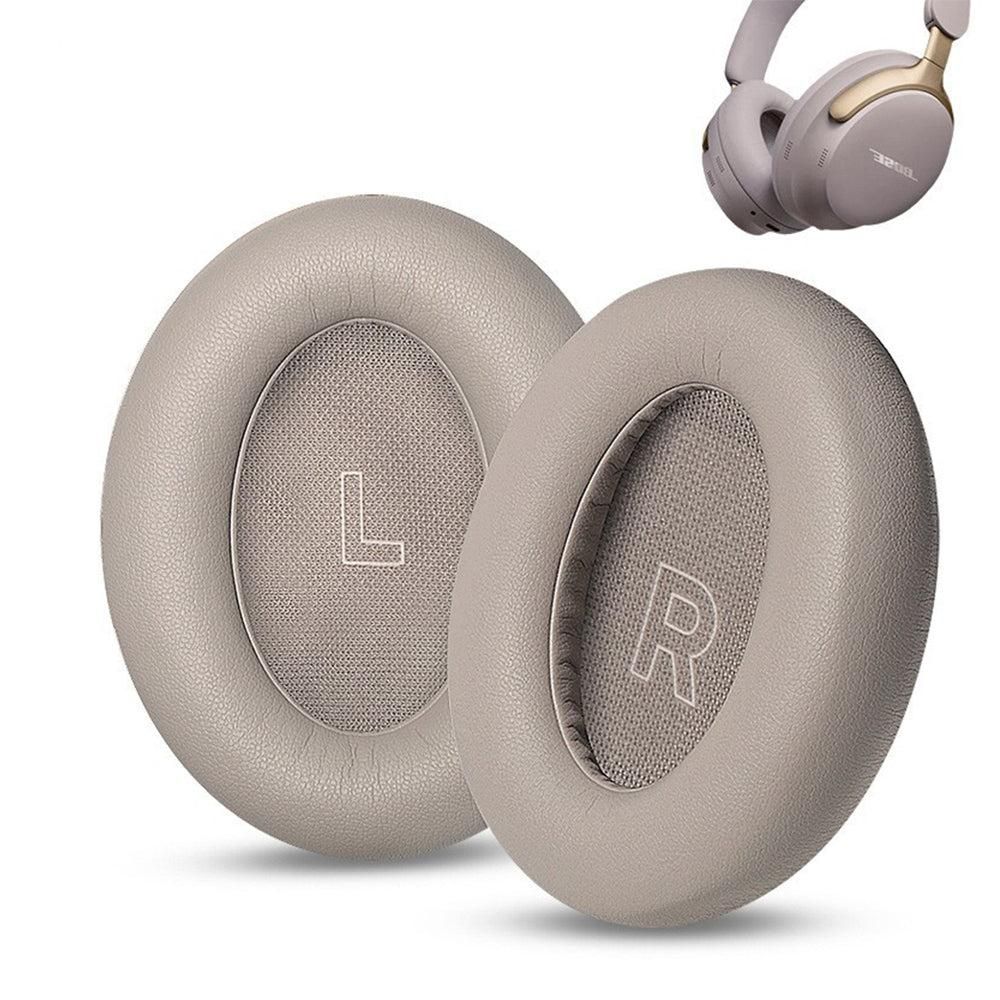 1 Pair Replacement Ear Pads Cushions for Bose QC Ultra Headphones White