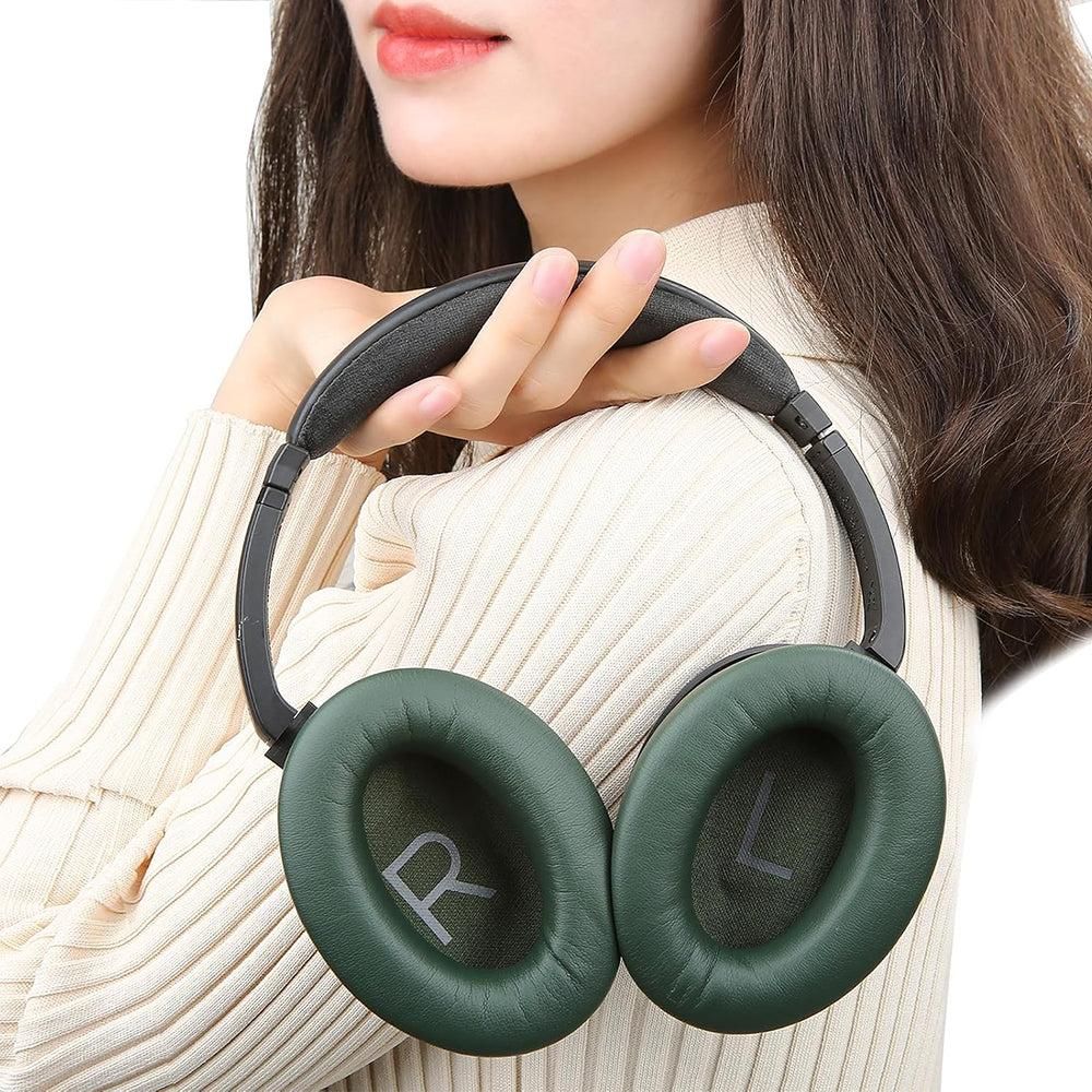 Pair of Replacement Ear Pads for Bose QC45 Headphone Ear Cushions Green