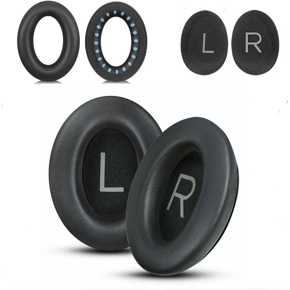Pair of Replacement Ear Pads for Bose QC45 Headphone Ear Cushions Black
