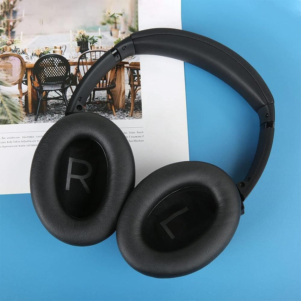Pair of Replacement Ear Pads for Bose QC45 Headphone Ear Cushions Black