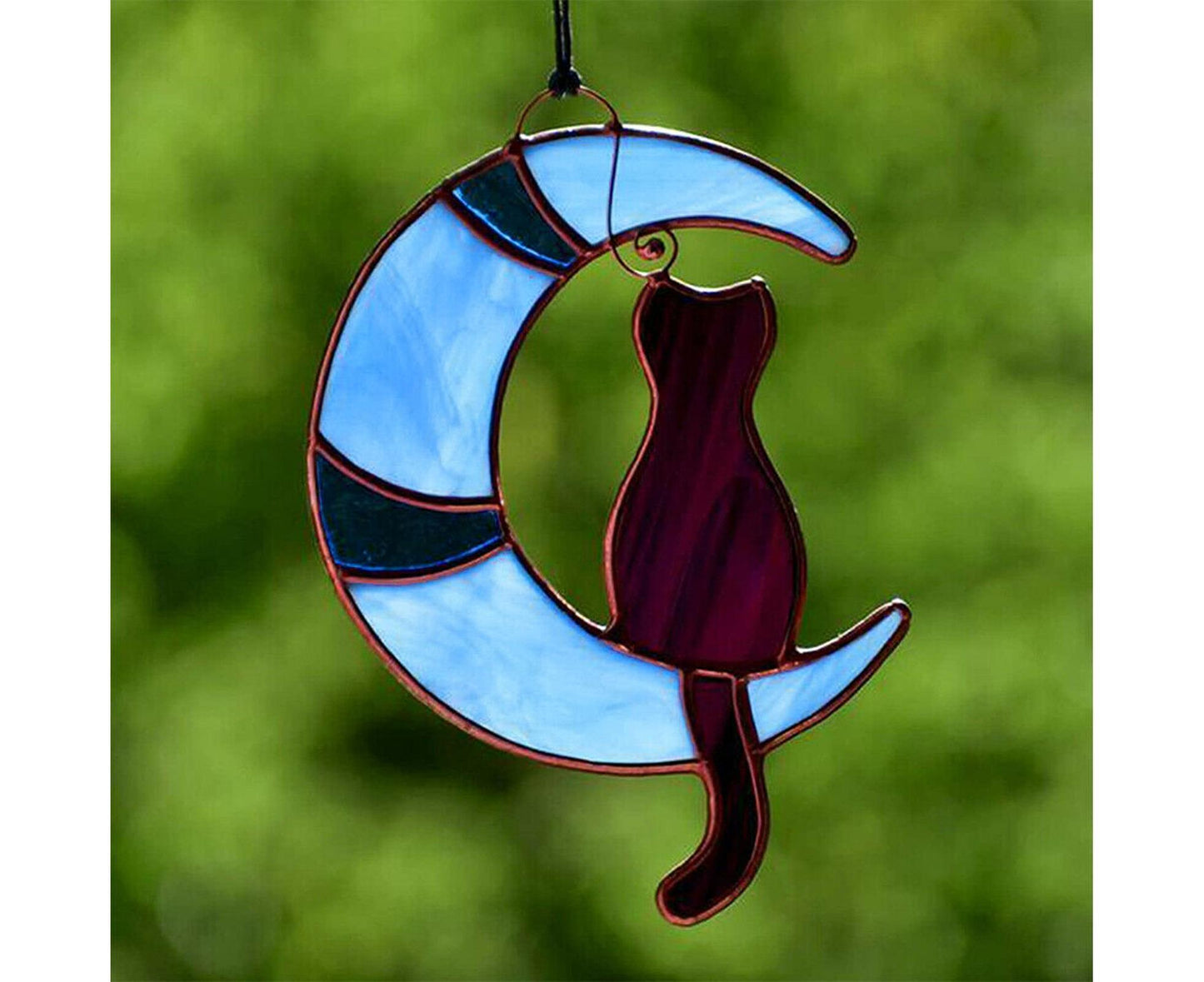 Moon Cats Suncatcher-Blue M