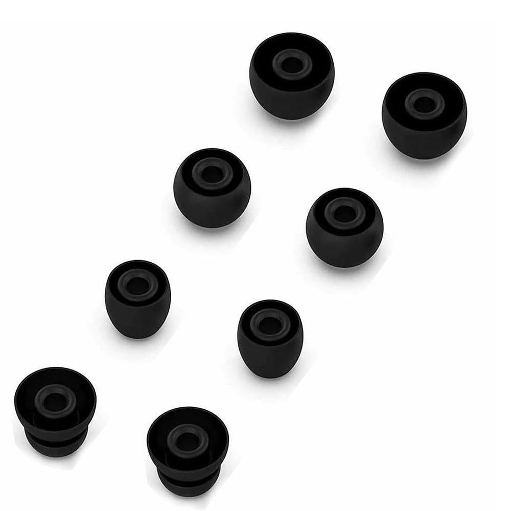 16Pcs Silicone Earbud Tips Compatible with Beats Powerbeats Pro Beats Flex and Beats X Black