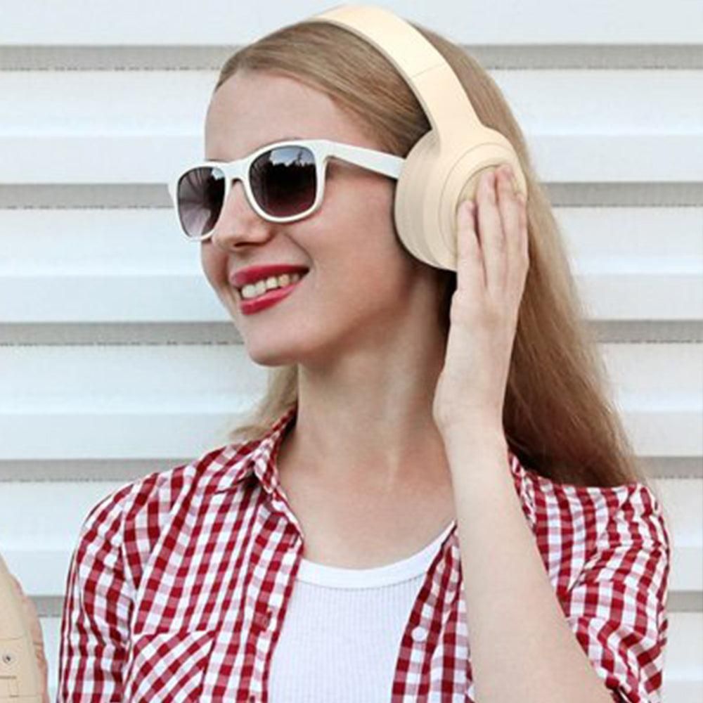 Bluetooth Wireless Headphones TWS Earphones Beige