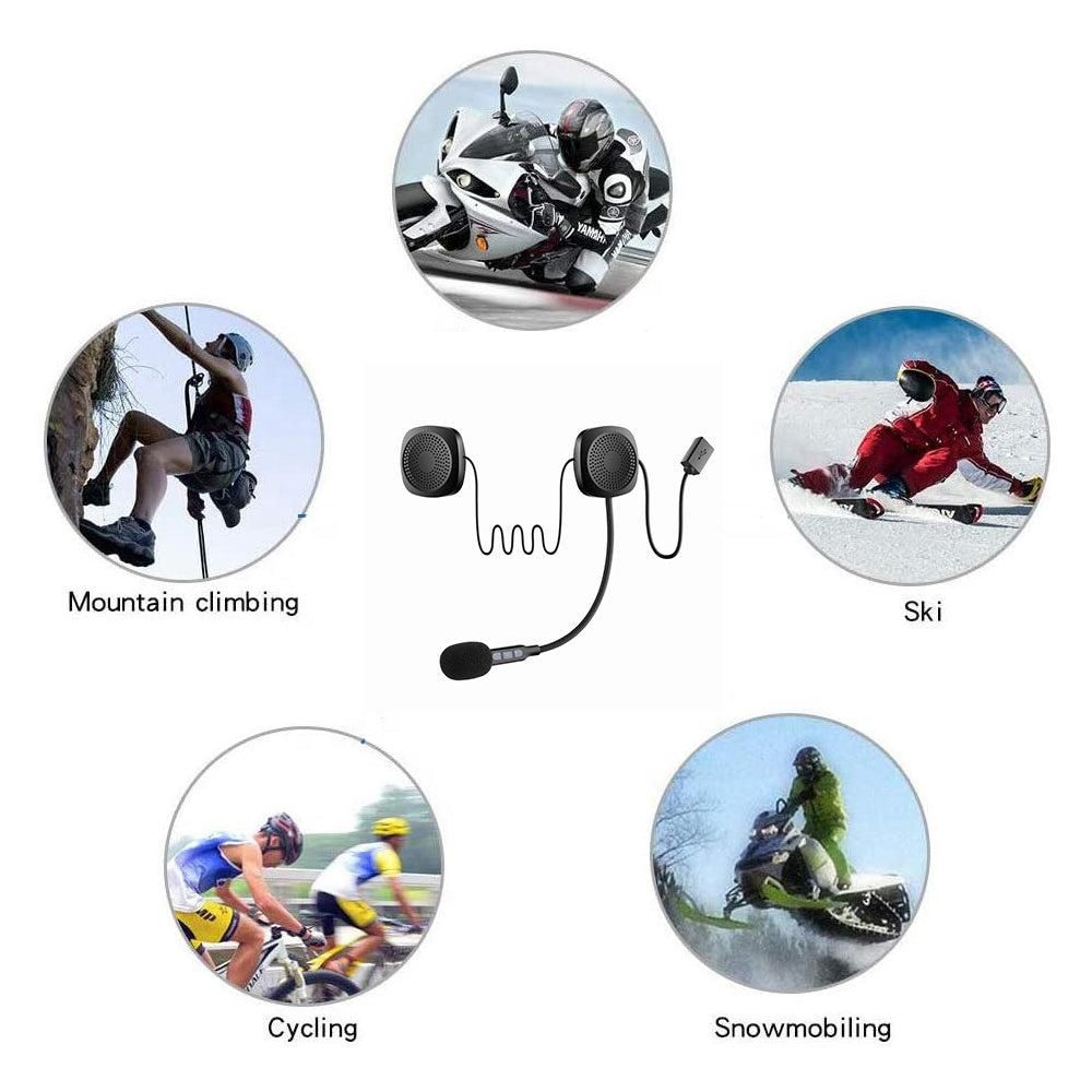 Motorcycle Helmet Bluetooth Headset Hands Free Speaker Motorcycle Sports Headset