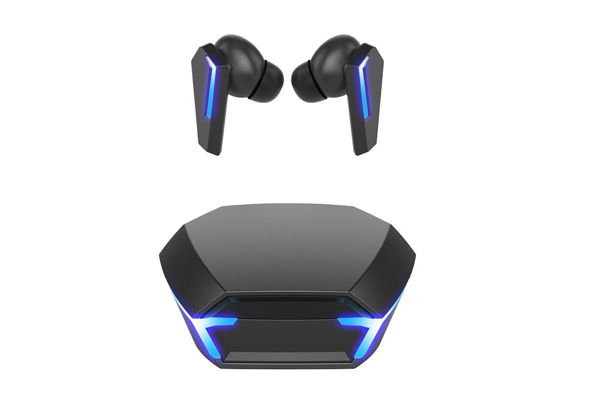 Wireless Bluetooth Gaming Earphones In-Ear Headsets with Breathing Light Black