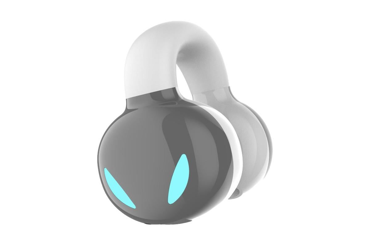 YX03 Wireless Bluetooth 5.3 Earphones Ear-clip Bone Conduction Headphones Sports Earbuds Grey