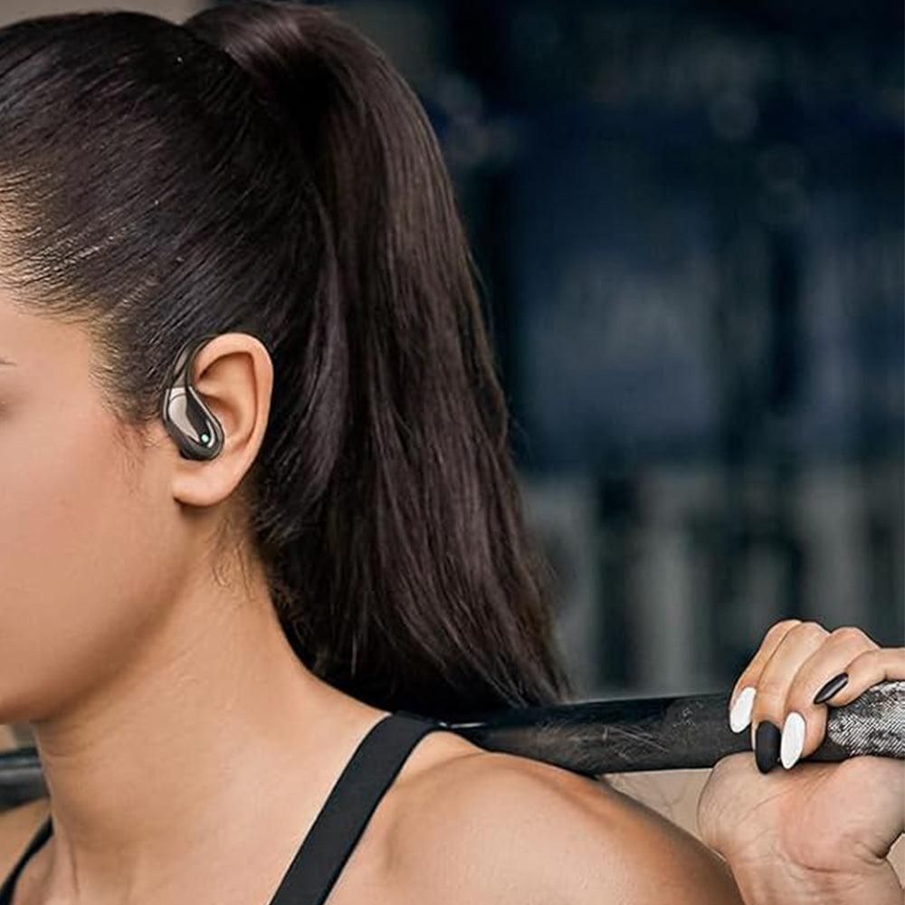 Wireless Earbuds Sports Bluetooth Headphones IPX5 Waterproof Earphones for Workout Running Black
