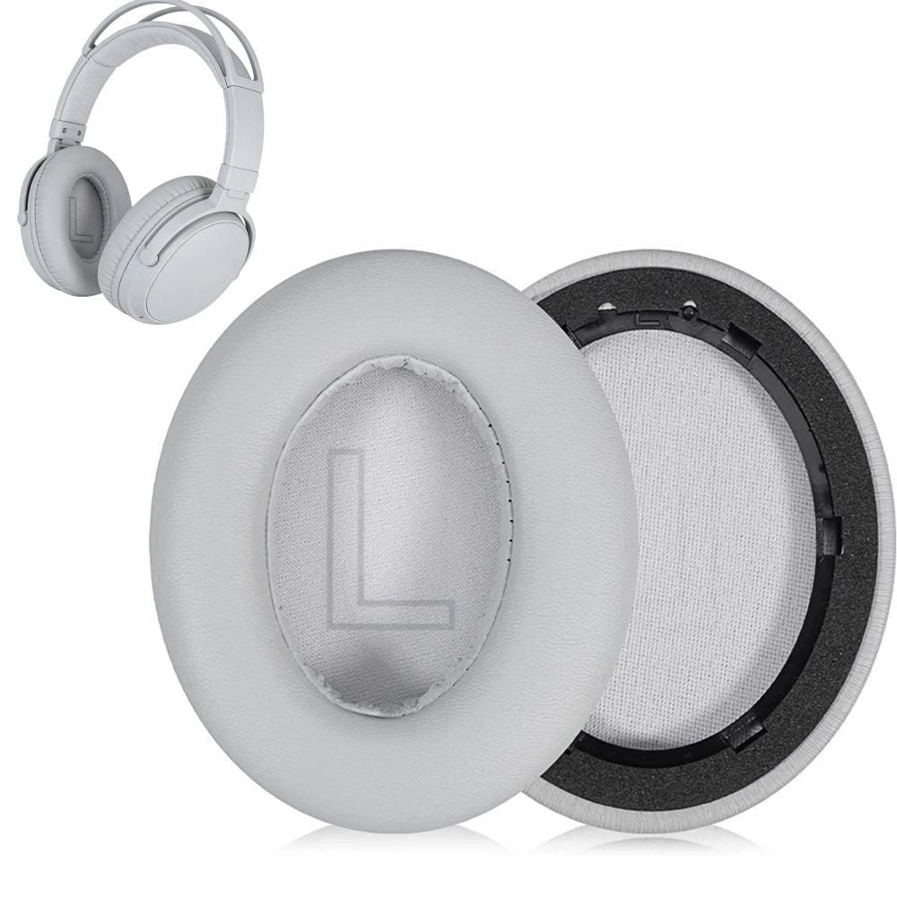 Replacement Ear Cushions Compatible With Soundcore Life Q20 Over-Ear Headphones Grey