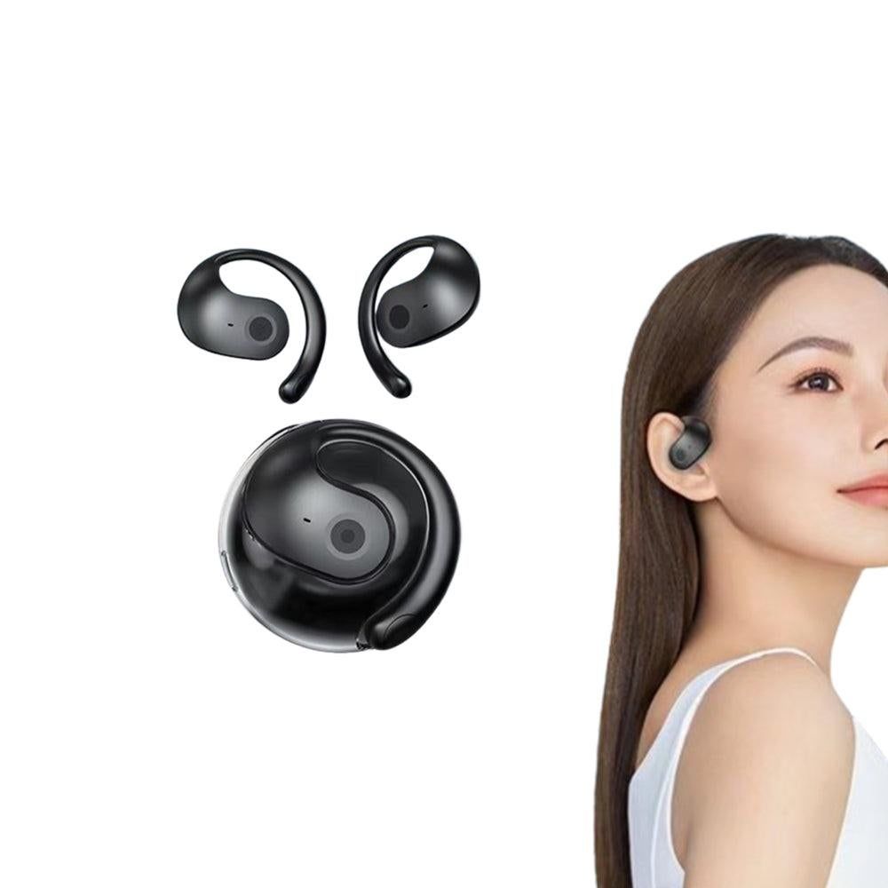 Open Ear Headphones Wireless Bluetooth Earbuds Sport Earphone Beige