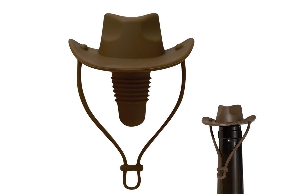 Western Cowboy Hat Silicone Wine Bottle Stopper Champagne Sealer Coffee