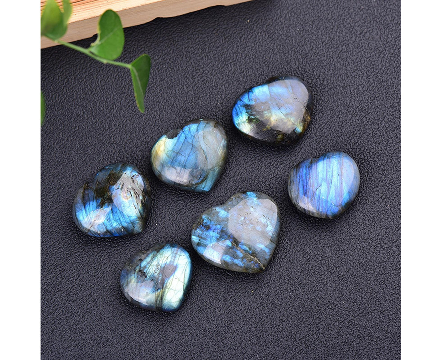 Aesthetic Heart Shape Stone Decor Exquisite Fine Texture Stone Energy Stone for Home- 4-4.5cm