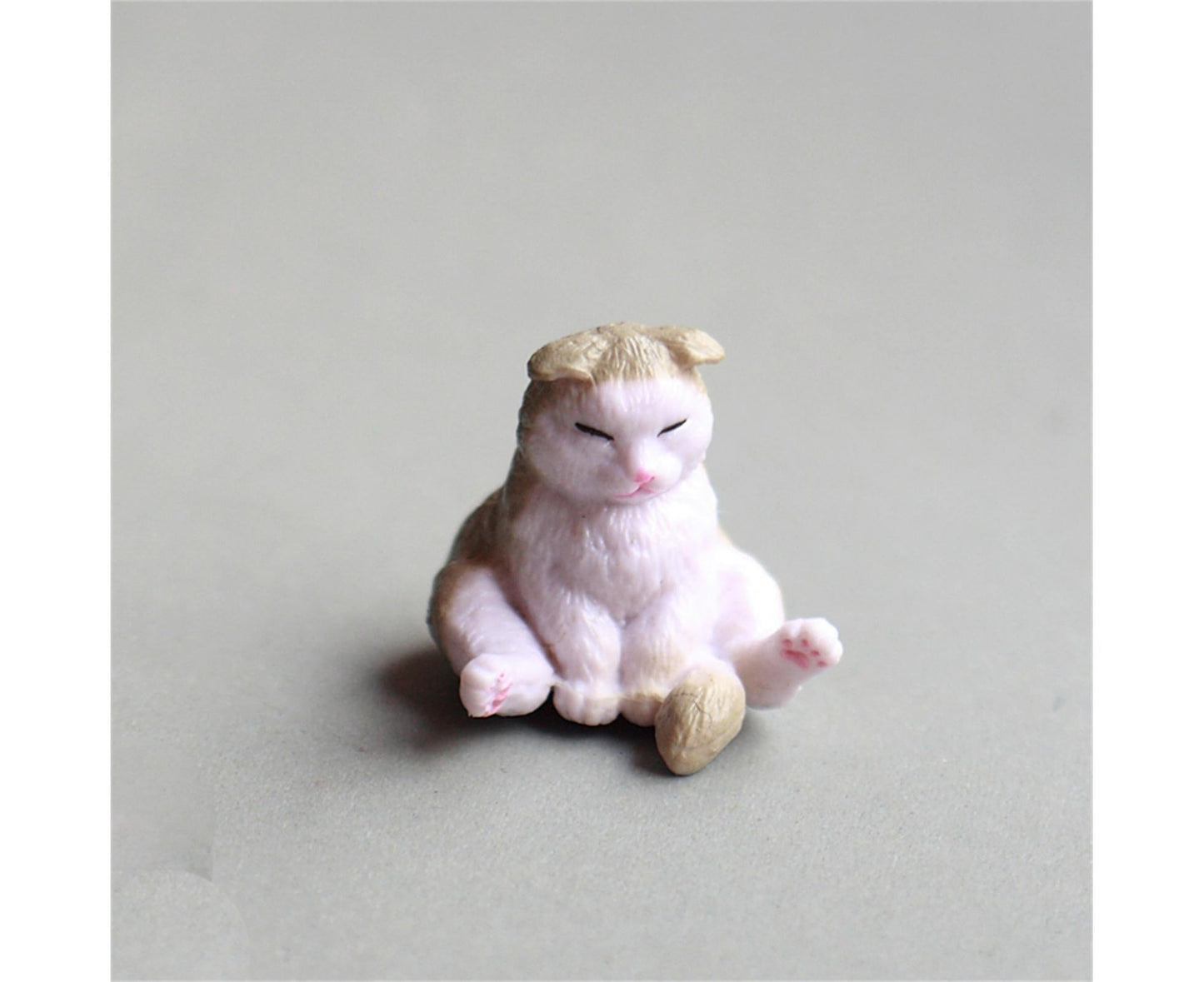 10Pcs Cat Figurine Personalized No Odor Plastic Car Center Console Cat Statue for Desktop-Multicolor
