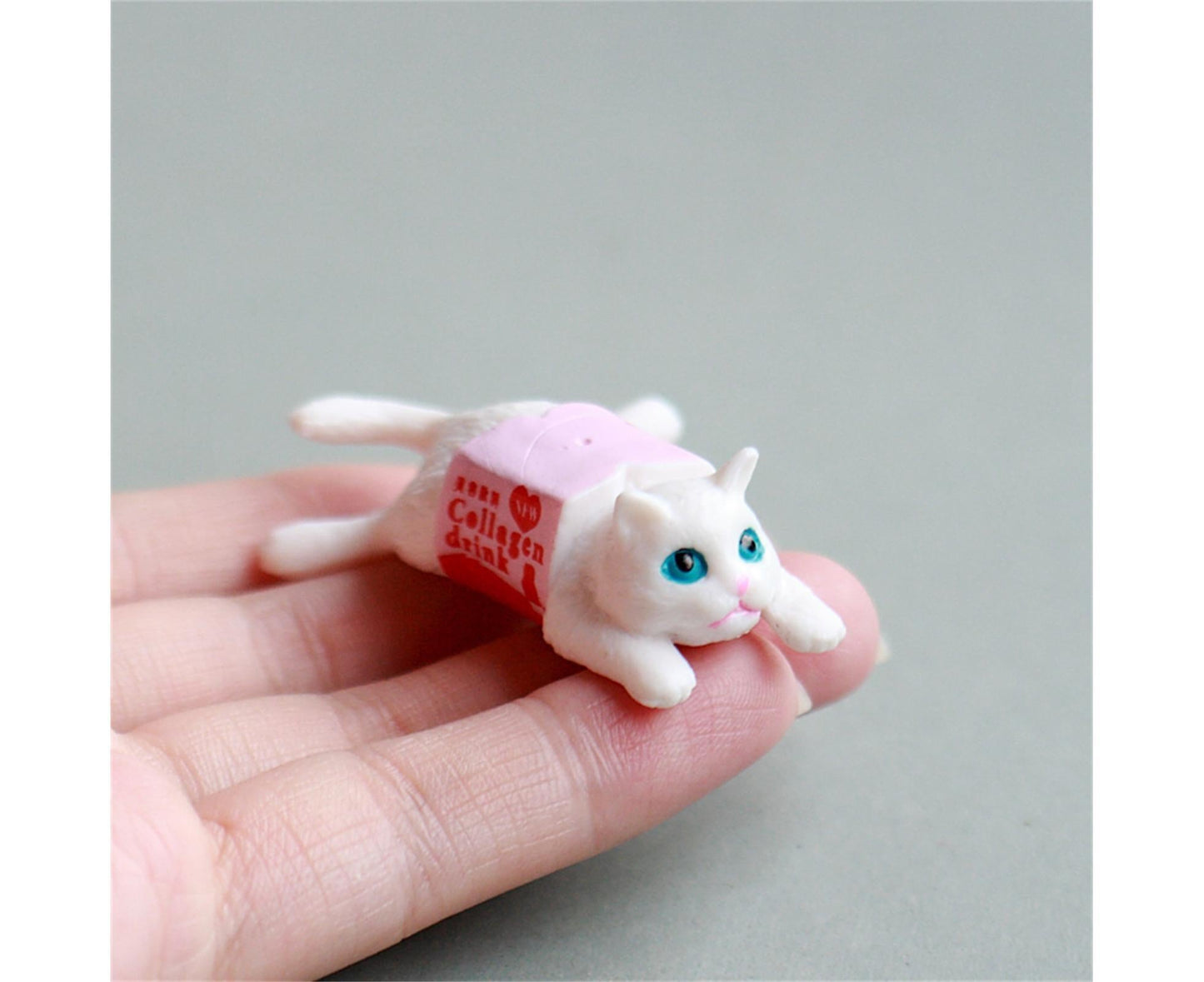 10Pcs Cat Figurine Personalized No Odor Plastic Car Center Console Cat Statue for Desktop-Multicolor