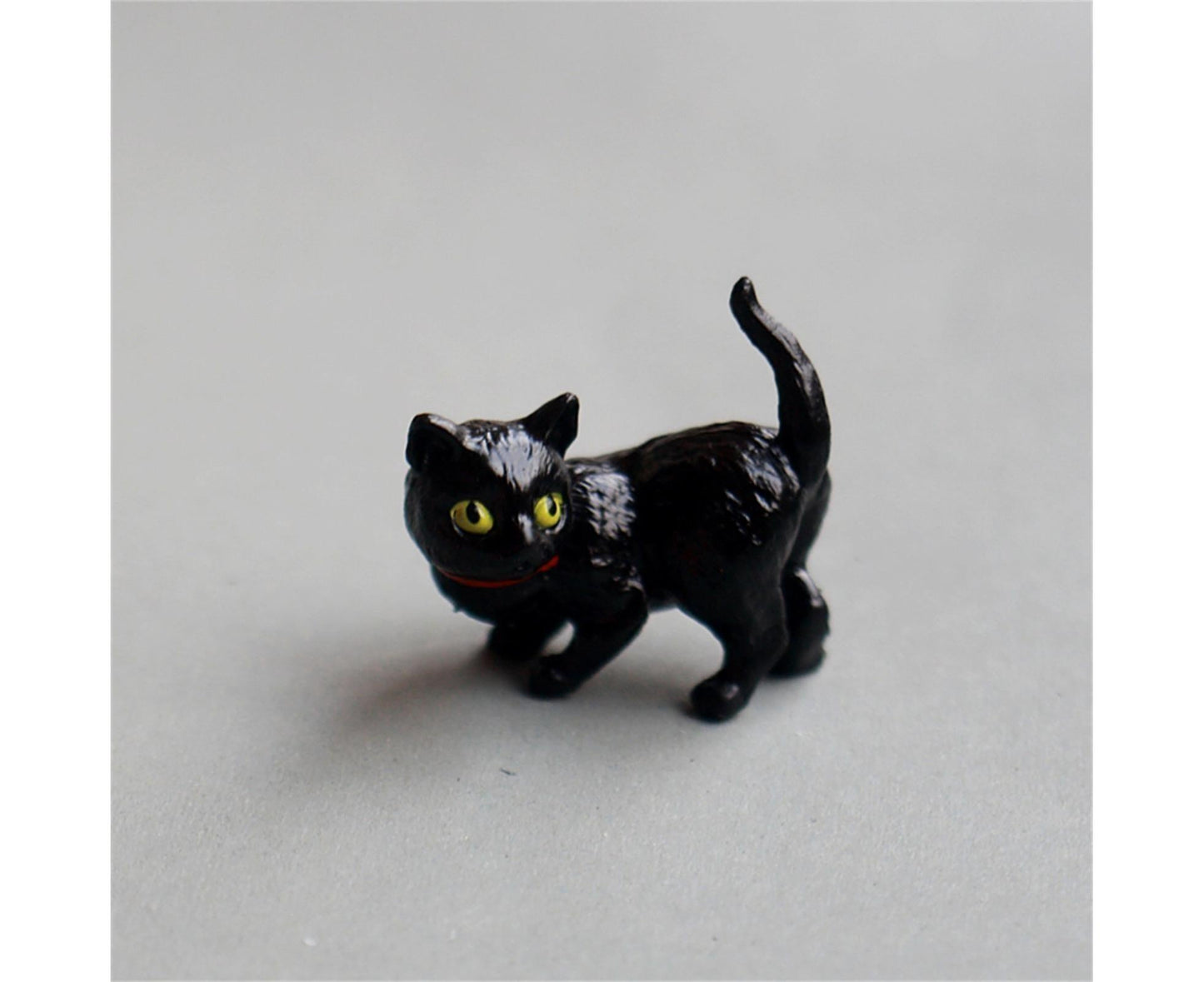 10Pcs Cat Figurine Personalized No Odor Plastic Car Center Console Cat Statue for Desktop-Multicolor