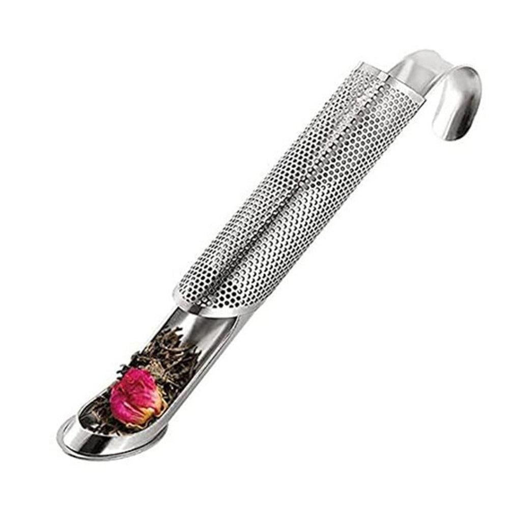 2-Pack Stainless Steel Long Handle Tea Infuser with Hook
