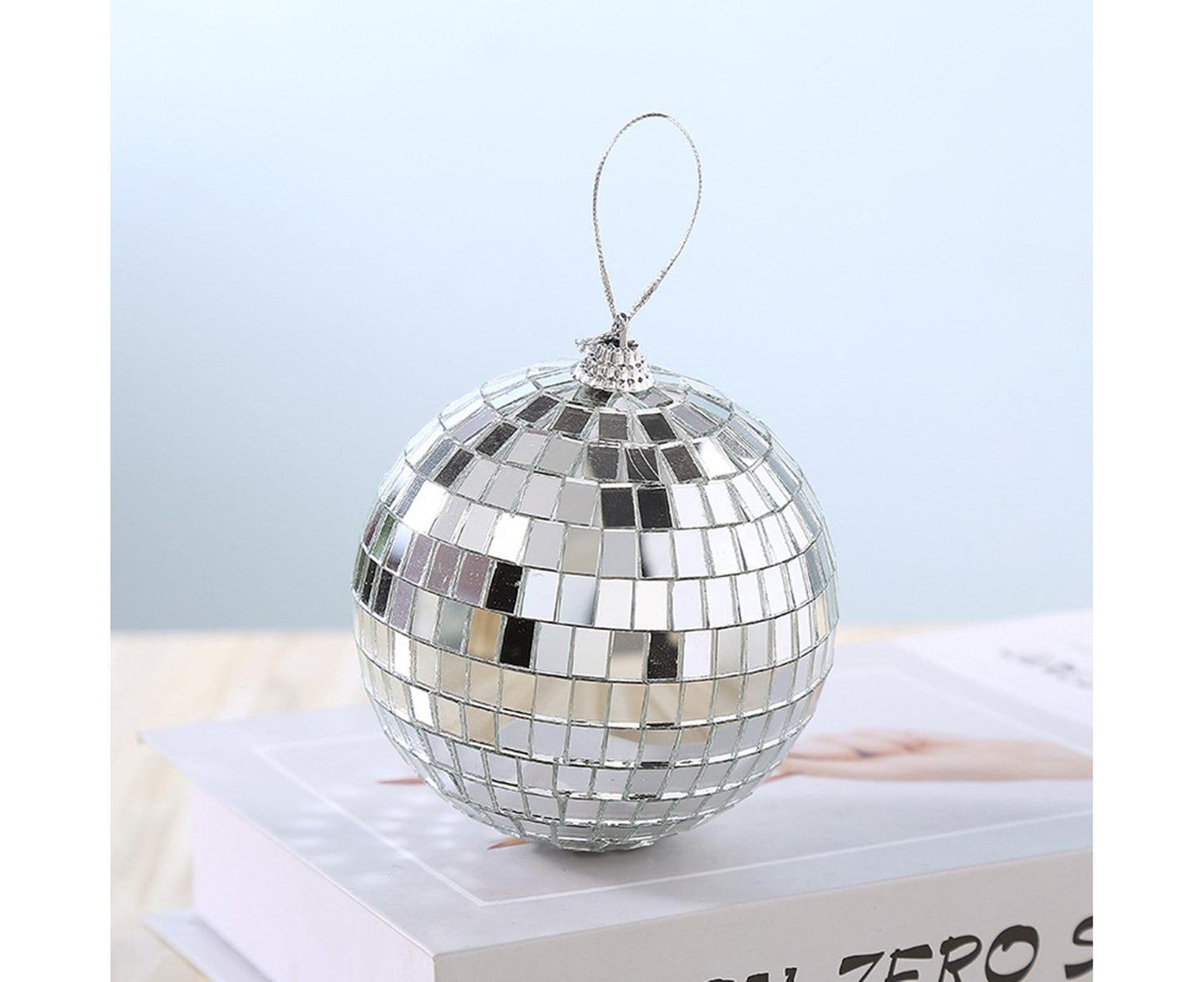 Silver Reflective Balls-Silver 10cm