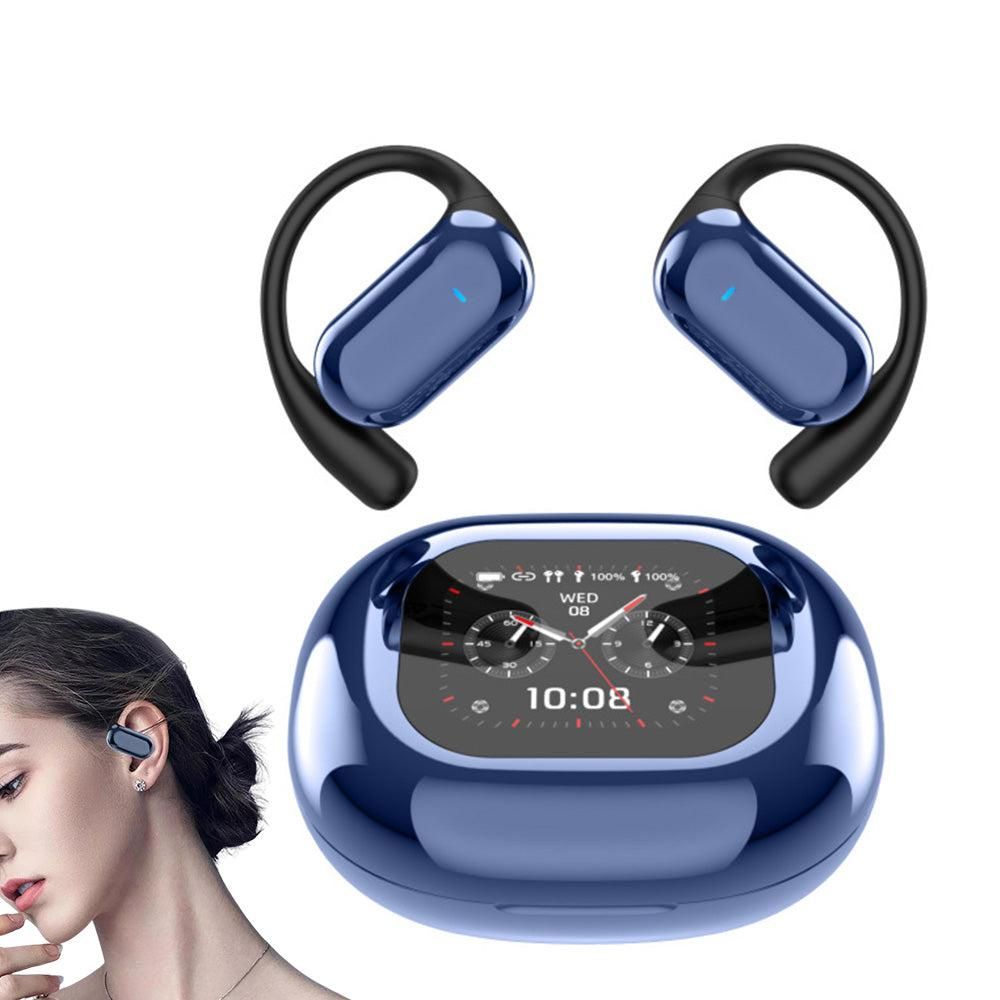 144-Language AI Translating Earbuds Bluetooth Open Ear Headphone Translation Device for Travel Business Learning Black