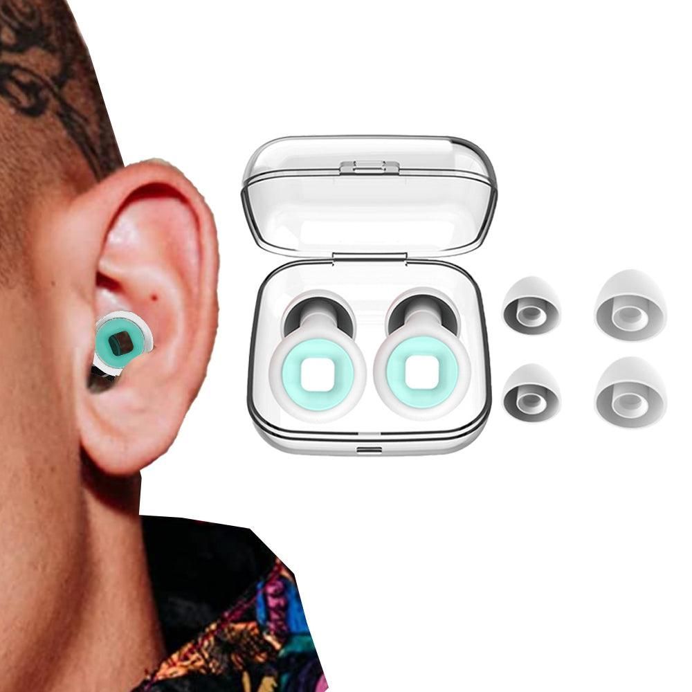 Reusable Hoop Noise Reduction Earplugs White