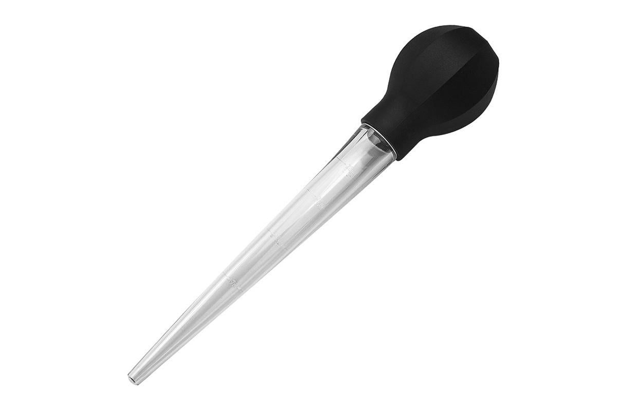 Meat and Poultry Baster Heat Resistant Turkey Syringe with Cleaning Brush