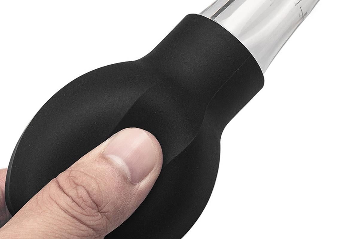 Meat and Poultry Baster Heat Resistant Turkey Syringe with Cleaning Brush