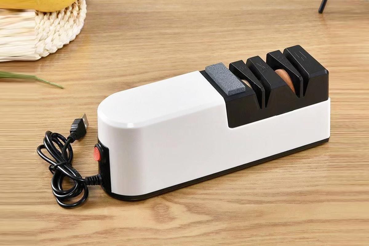 USB Charging Electric Knife Sharpener Professional 4 Stage Chef Knife Sharpening Tool