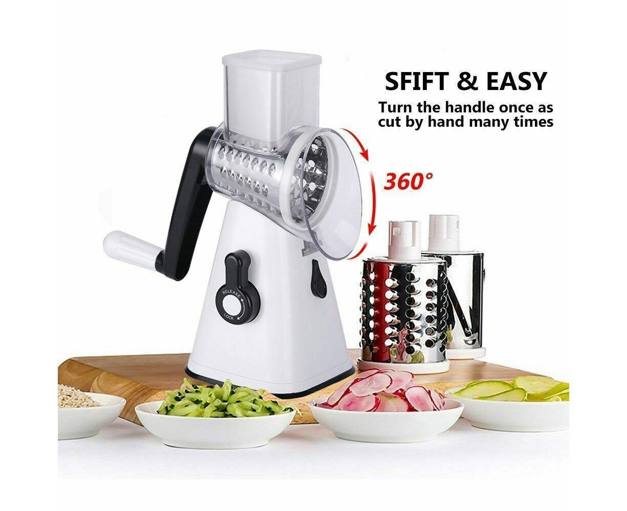 3-in-1 Vegetable Slicer Shredder Grater for Potato Onion Cucumber Carrot Chopper