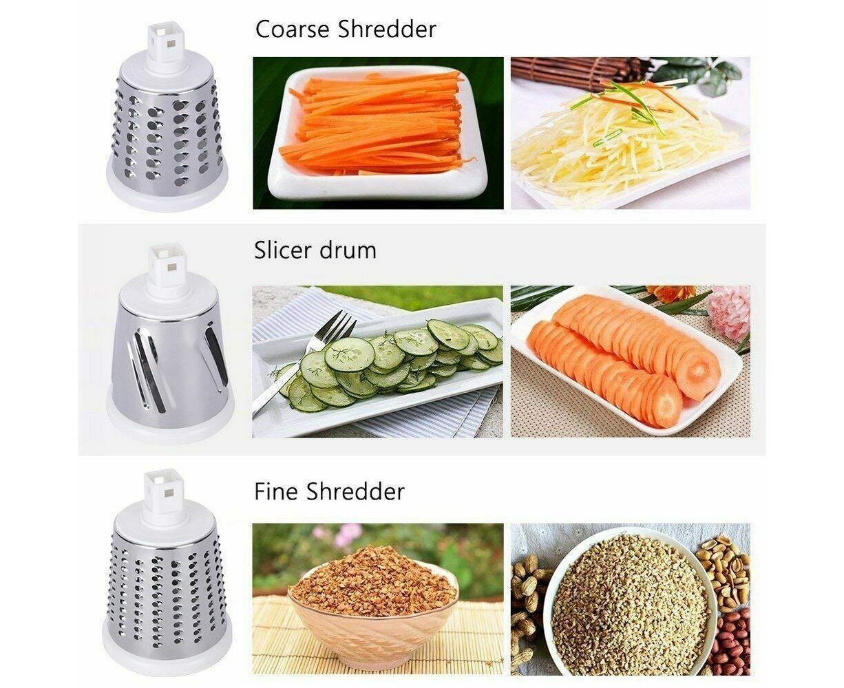 3-in-1 Vegetable Slicer Shredder Grater for Potato Onion Cucumber Carrot Chopper