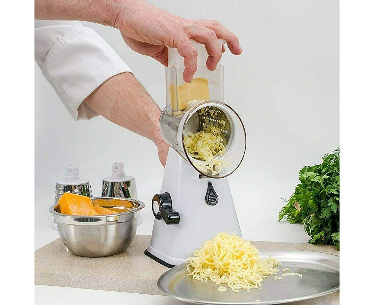 3-in-1 Vegetable Slicer Shredder Grater for Potato Onion Cucumber Carrot Chopper