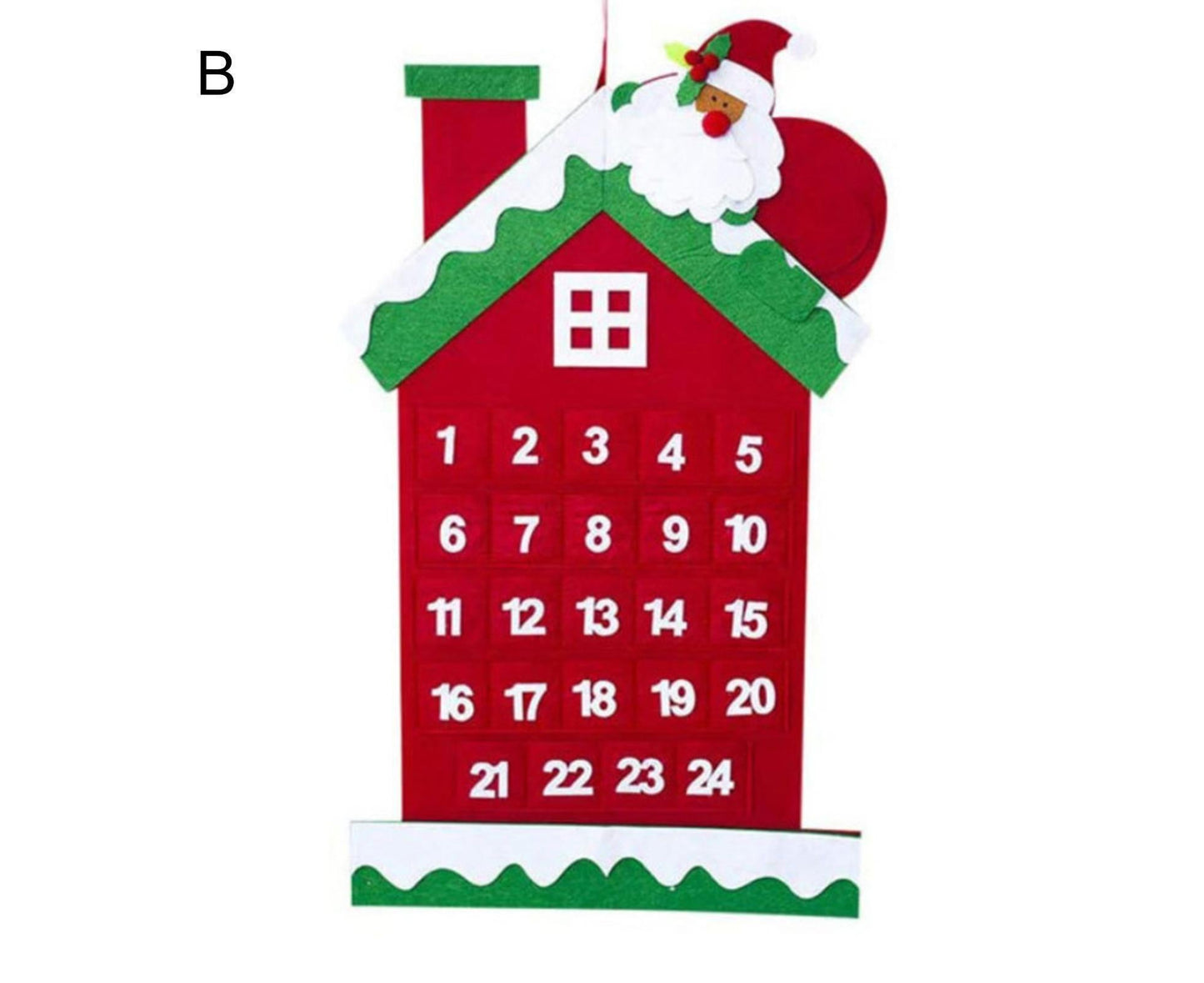 Xmas Tree Wall Calendar Fine Workmanship-B