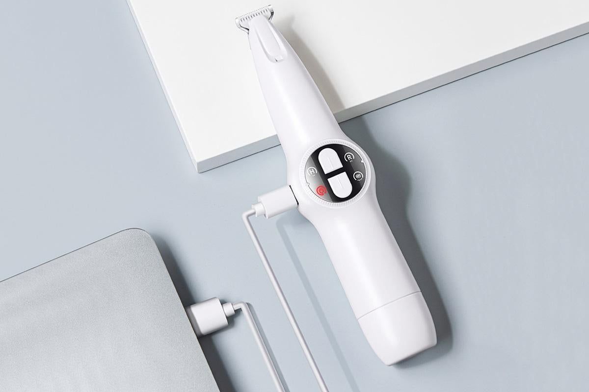 2 in 1 Pet Grooming Clippers with Nail Grinder and LED Display