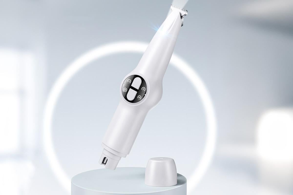 2 in 1 Pet Grooming Clippers with Nail Grinder and LED Display
