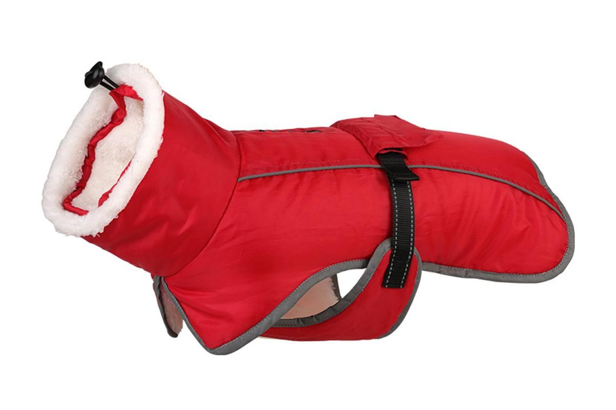 Dogcheer Dog Coat Reflective Dog Snow Jacket for Small Medium Large Dogs -Red M