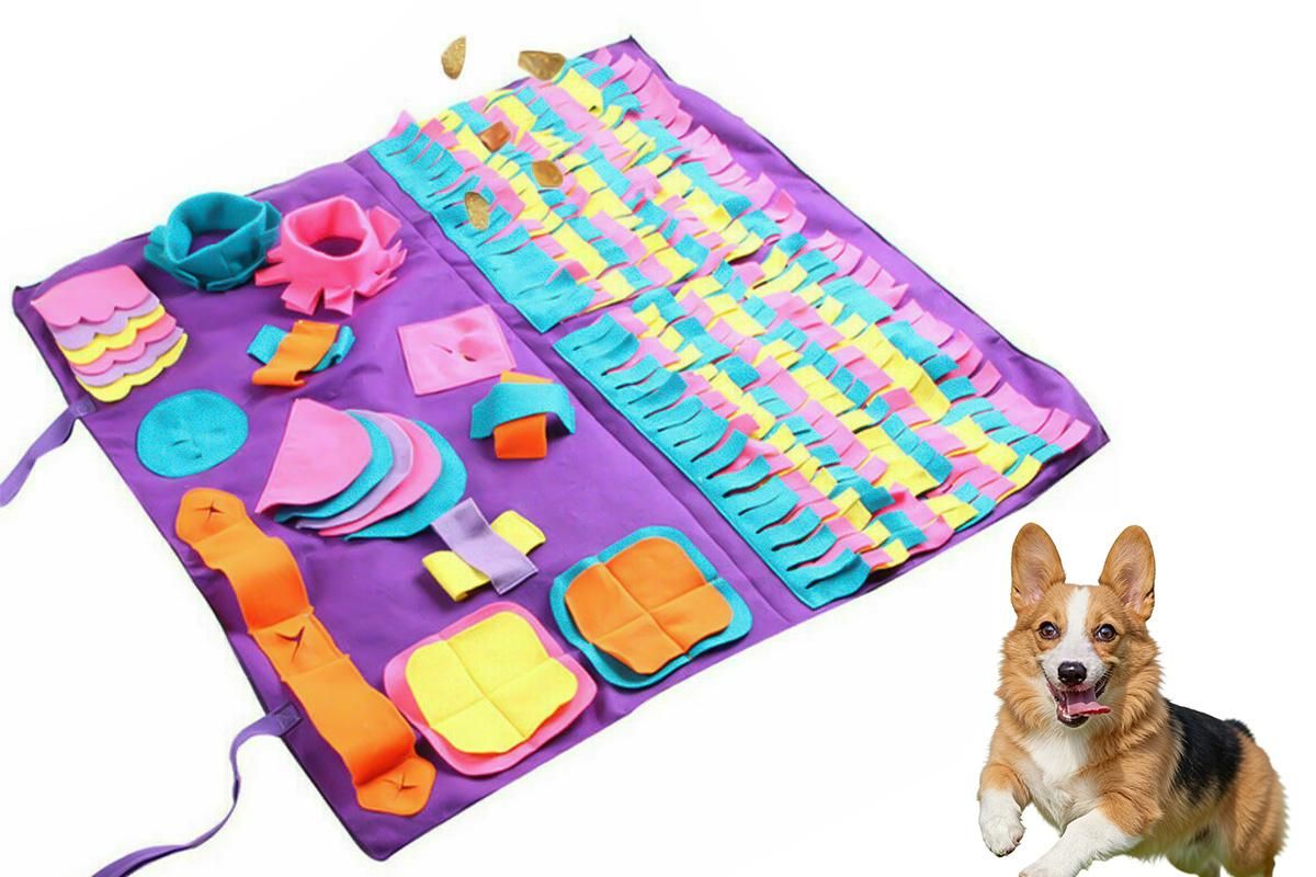 Dog Pet Nose Training Sniffing Pad Toys Blanket Game Feeding Cushion Snuffle Mat